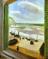 Open Window Strand Szene abstrakte fauvism Henri Matisse
